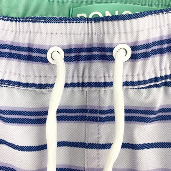 BONOBOS Banzai 7-Inch Stripe E-Waist Swim Trunks - Picture 7 of 15